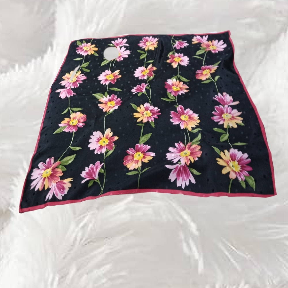Talbots Multicolor Floral Scarf